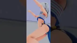 【MMD R-18 ホロライブ Hololive 4k 60FPS】Gawr Gura Hip Dance 