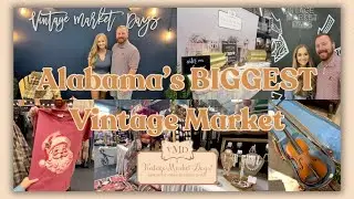 Exploring Alabama's BIGGEST Vintage Market | A Treasure Hunt! 🔍🍂🍁