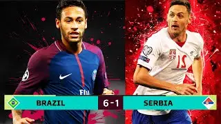 Dominant Brazil Crushes Serbia 6-1⚽️ Watch the Thrilling Highlights!