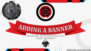 ADDING A BANNER OR DESIGN TO AN EXISTING PATH USING INKSCAPE
