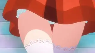 Sumi accidentally reveals her pantsu