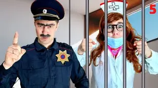 ❗😱СУМАШЕДШИЙ ДОКТОР хотела сделать большой УКОЛ ПОЛИЦЕЙСКОМУ.❗❗