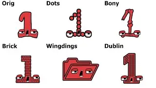 Number Lore But Alphabet Lore But Everyone Is ALL Different Fonts