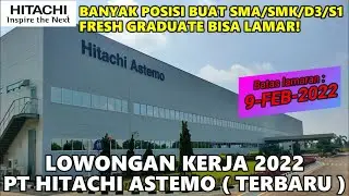 Loker 2022 - PT Hitachi Astemo (9 Posisi SMA/SMK/Diploma/Sarjana)