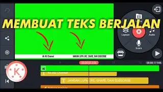 CARA MEMBUAT TEKS BERJALAN DI KINEMASTER