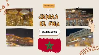 Before the Morocco Earthquake 2023 in Jemaa El Fna