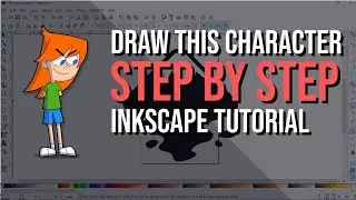 Step by Step Girl Character - Inkscape Tutorial