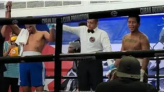 Jesus Gamboa (Cuba) wins via Unanimous Decision against Adam Diu Abdulhamid (Philippines) #dubai