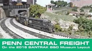 Penn Central Freight on the BANTRAK 2016 B&O Museum Show Layout