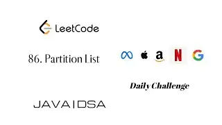 86  Partition List  leetcode  java solution(Explained)