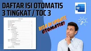 How to Create a Three-Level Automatic Table of Contents for a Thesis/TOC 3 in the Latest MS Word ...
