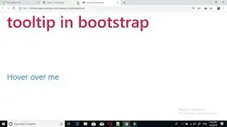 Bootstrap 4 Tooltips | Tooltip in Bootstrap || by tricky skills