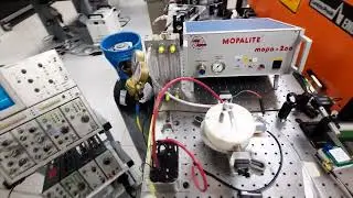 TEA N2 Laser with 7 cm discharge electrodes