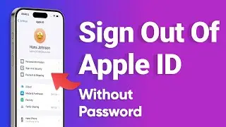 How to Sign Out of Apple ID without Password on iPhone - Sep 2024