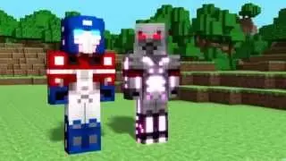 Мультик minecraft трансформеры