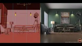 Post producción Vray elements Iluminación independiente bien explicado!!!