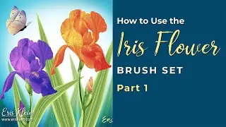Iris Flower Brushes, Pt. 1 | Procreate Tutorial