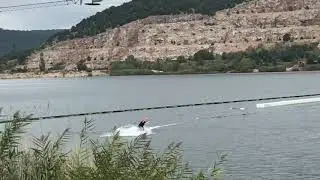Эпик фейл на круговой лебёдке;) Вейкборд рулит!