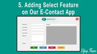 5 How to create simple C# desktop application - (Adding search functionality)