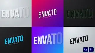Minimal Text Reveal (Adobe After Effects - Premiere Pro Mogrts)