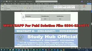 PSY516 Assignment 1 100% Correct Solution Fall 2024, PSY516 Assignment 1 Solution 2024