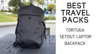 What's in My Minimalist Travel Backpack | Tortuga Setout Laptop Backpack Review