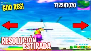 COMO PONER RESOLUCION ESTIRADA en FORTNITE 2020 *tutorial* (facil y rapido)
