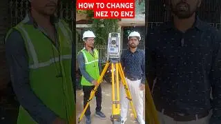 NEZ Setting of Total Station | How to Change NEZ to ENZ in Total Station | 