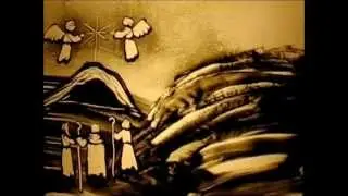 შობა - Christmas - Sand Art | ქვიშაზე ხატვა