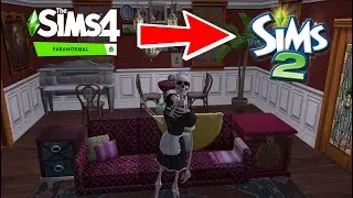 DOWNLOADING THE SIMS 4 PARANORMAL STUFF INTO THE SIMS 2