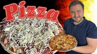 In 10-Minuten selbstgemachte Pizza - einfachste Pizza der Welt - schneller als Tiefkühl-Pizza!