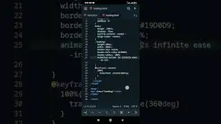 loading animation with html css | learn web development| #frontend #webdevelopment