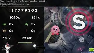 destruction armageddon [320 jpjtyld] 99.48% 2xsb (9.33★ 320bpm)