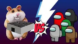 YouTube blogger Hamster: a dangerous maze for Huggy Wuggy and Among Us | Poppy Playtime animation