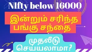Nifty below 16000 |Stock Market Correction | What mutual fund investors can do now?
