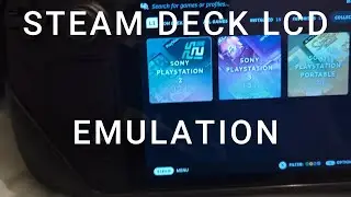 EMULATION on the Steam Deck! | Testing PlayStation games directly on the Steam Deck LCD