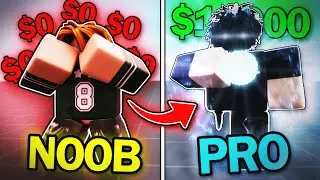 Pretending To Be A NOOB Then Using P2W ABILITES.. (Roblox Blade Ball)
