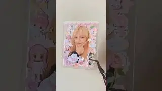 Decorate a toploader with me 🌷Kpop ✨ #shorts #kpop #aesthetic #toploader #kpopmerch #asmr #decor #fy
