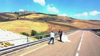 Backstage wedding Craco, Matera