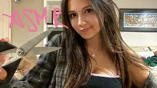 ASMR not-very-smart barber cuts your hair