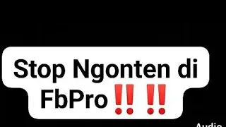 Stop konten di FbPro‼️