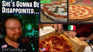 American Reacts to Italian Tries American Pizza For the First Time