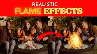 How to Create Realistic Flame Effects in Adobe Photoshop | fire effects