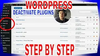 ✅  How To Deactivate Plugins On WordPress 🔴