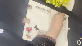 Aesthetic journal decor ideas | scrapbook supplies | ASMR journal |