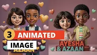 Best Ai 3D animated couple images with Free Al Tools || 2024 realistic couple image kese banayen