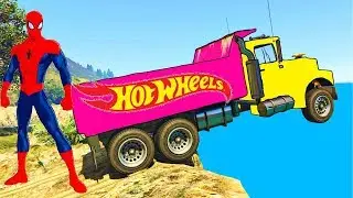 Learn Colors with Trucks in Cartoon for Kids and Babies Nursery Rhymes