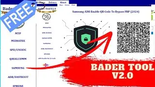 New Unlock Tool 2024 Free | Bader Tool V2.0 Latest Update | Samsung Frp Unlock