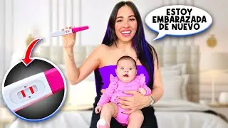 ESTOY EMBARAZADA DE NUEVO *Nasya tendrá una hermanita* 🥹🤰🏻| Karla Bustillos