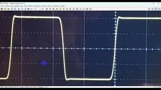 12bit Rigol DHO812 + UNI-T UTG932E меандр на 1-10 МГц